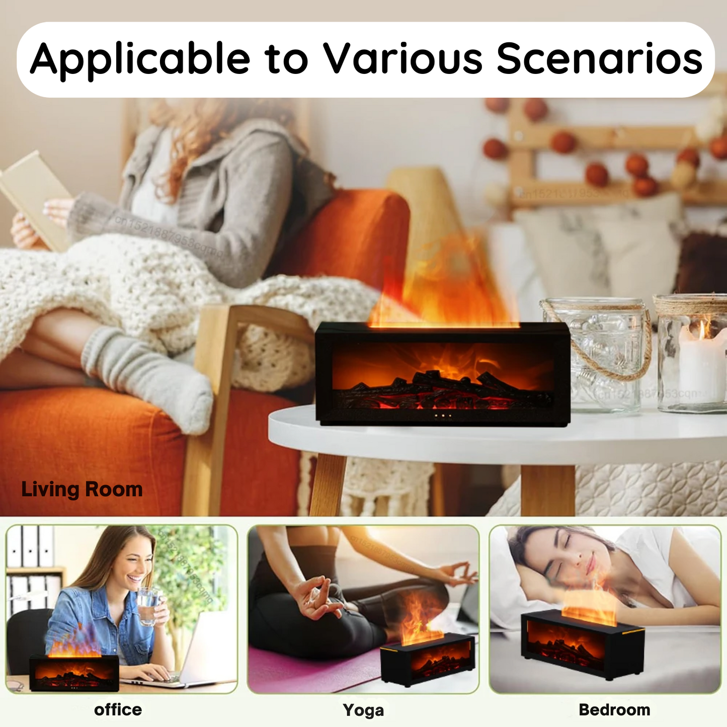 Aromatic Fireplace Humidifier